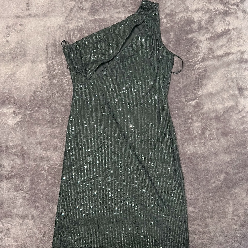 One Shoulder Midi Dress